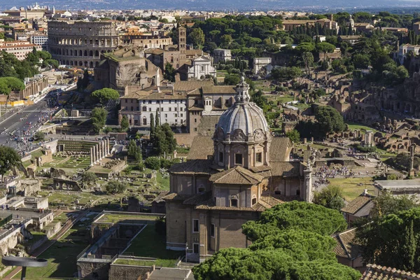 Δείτε Στο Chiesa Dei Santi Luca Μαρτίνα Στη Ρώμη Ιταλία — Φωτογραφία Αρχείου