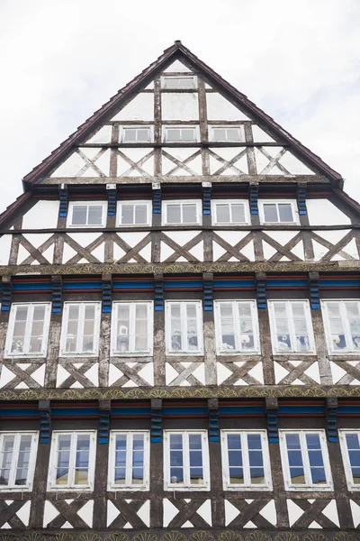 Vista Alla Casa Tradizionale Hannover Germania — Foto Stock