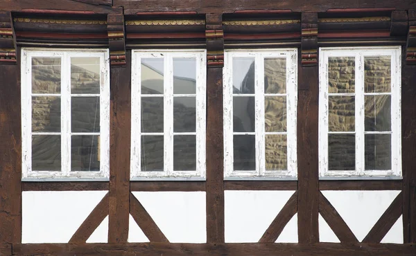 View Traditional Windows Hanover Germany — Stock Photo, Image