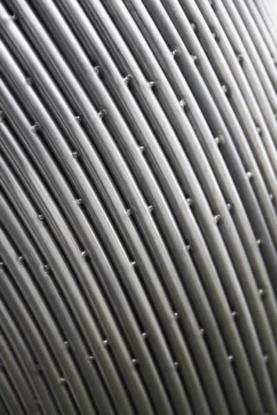 鋼管板金背景のクローズ アップの詳細 — ストック写真