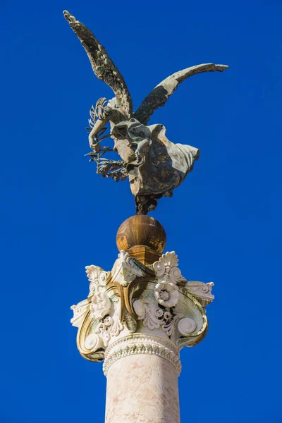 Statue Vittoria Alata Autel Patrie Rome Italie — Photo