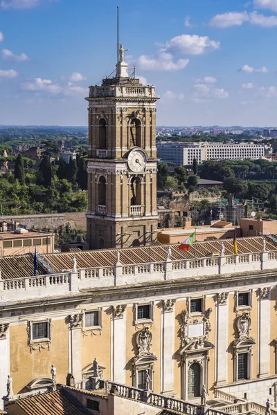 Vista Aérea Palazzo Senatorio Roma Itália — Fotografia de Stock