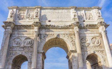 Ayrıntı Arch Konstantin Roma, İtalya