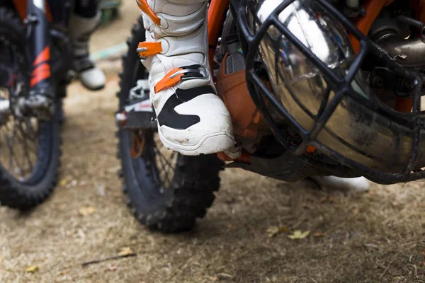 Closeup Motocross Offroad Endurance Wheel — Stock Photo, Image