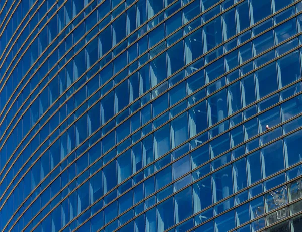 Vista Cerca Del Detalle Rascador Del Cielo Del Centro —  Fotos de Stock