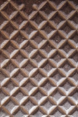 Metal doku manzaraya kadar kapatın