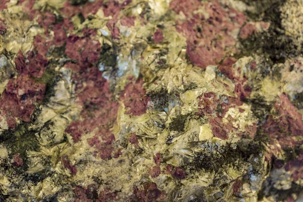 Closeup Detail Vzorku Minerální Polylithionite — Stock fotografie