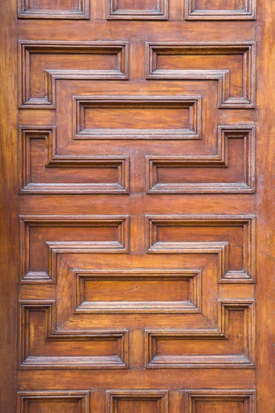 Closeup Vintage Old Wooden Door — Stock Photo, Image