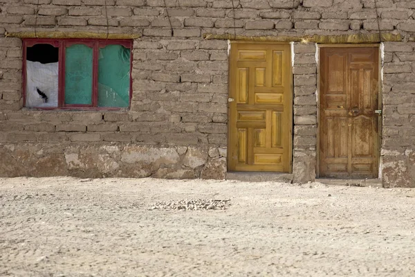 Dettaglio Della Tradizionale Vecchia Casa Pietra Dalla Bolivia — Foto Stock