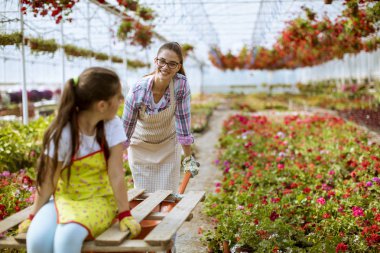 İki iş bir tanesi ise sürme sepeti sera, zevk oynak çiçekçi