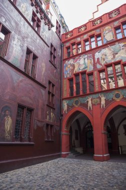 Ayrıntı Basel İsviçre şehir salonunda