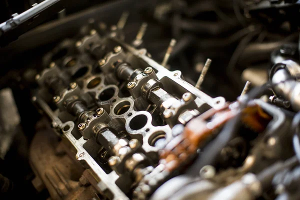 Close View Car Engine Service — Stock Photo, Image