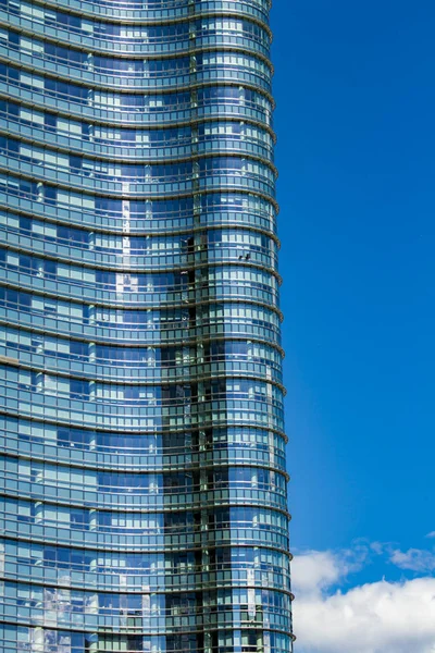 Milão Itália Abril 2017 Detalhe Unicredit Tower Milão Itália Torre — Fotografia de Stock