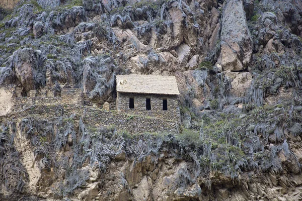 Rovine Ollantaytambo Inca Valle Sacra Perù — Foto Stock