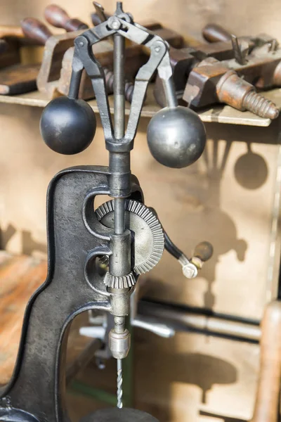 Detalj Mekanismen För Gamla Vintage Metall — Stockfoto