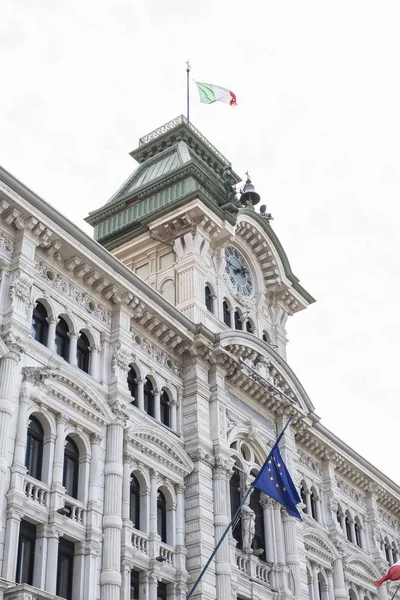 Vue Mairie Trieste Italie — Photo