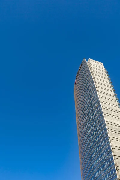 Milão Itália Abril 2017 Detalhe Unicredit Tower Milão Itália Torre — Fotografia de Stock