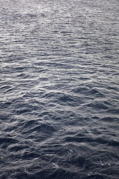 stock image Close up of dark blue water surface at deep sea