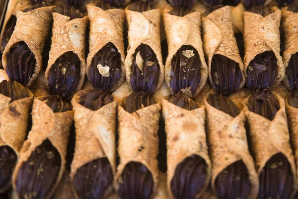 Cannoli Tradicional Maltés Mercado Abierto Marsaxlokk — Foto de Stock