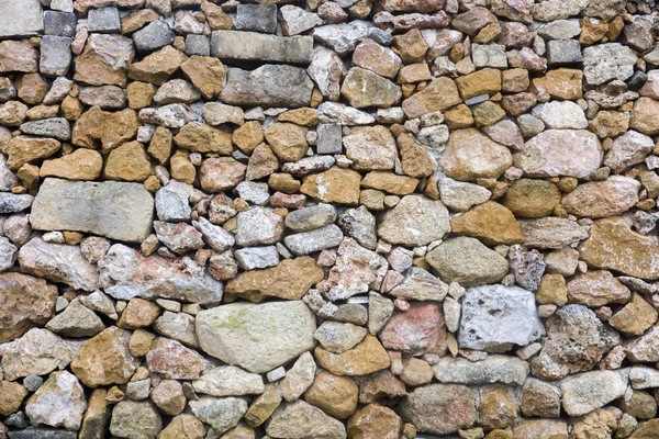 Closeup Old Stone Wall Texture Backdrop — Stock Photo, Image