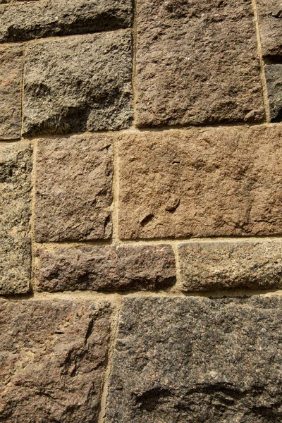 Textura de parede de bloco de pedra desigual — Fotografia de Stock