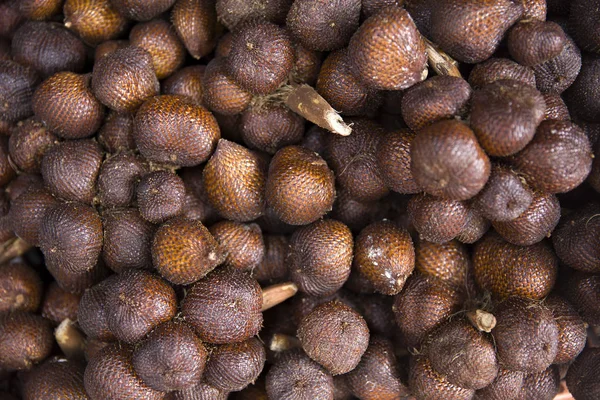 Primer Plano Fruta Fresca Serpiente Salak — Foto de Stock