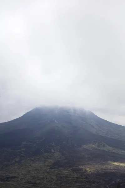 Actieve Vulkaan Mount Batur Bali Indonesië — Stockfoto