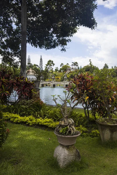 Dettaglio Dal Palazzo Dell Acqua Tirta Gangga Bali Indonesia — Foto Stock