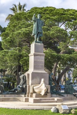 Rapallo, İtalya için Christopher Columbus anıt, görüntüleme
