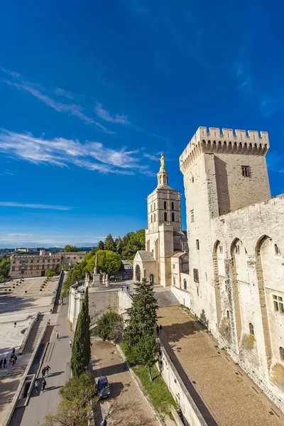 Palais des Papes em Avignon, Francia — Fotografia de Stock
