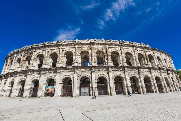 Arena of Nimes, Roman amphitheater in France — Stock Photo, Image