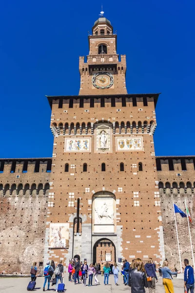 Sforza Castle in Milan, Italy — Stock Photo, Image