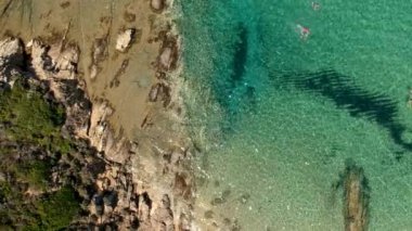 Nea Roda Chalkidiki, Yunanistan, havadan görünümü