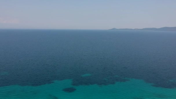 Nea Roda Chalkidiki Yunanistan Havadan Görünümü — Stok video