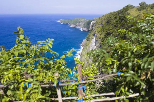 Kelingking strand a sziget Nusa Penida Indonéziában — Stock Fotó