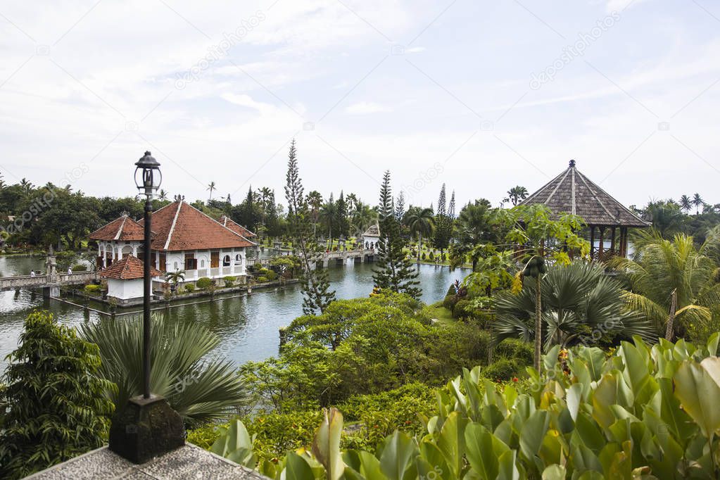 Tirta Gangga water palace at Bali, Indonesia