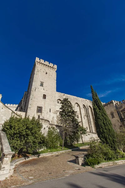 Papežský palác v Avignonu, Francie — Stock fotografie