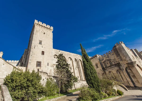 Papežský palác v Avignonu, Francie — Stock fotografie