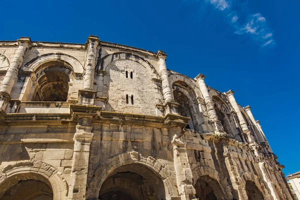 Arena of Nimes, Roman amphitheater in France — Stock Photo, Image