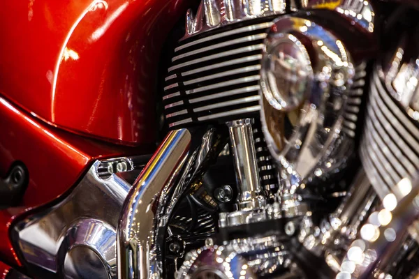 Motorfiets motor — Stockfoto
