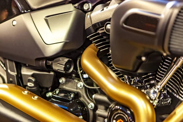 Motorcycle engine — Stock Photo, Image