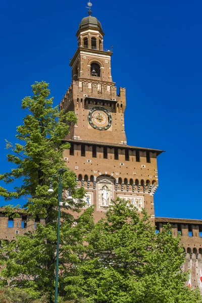 Sforza Castle in Milan, Italy — Stock Photo, Image