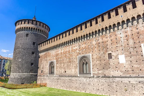 Castillo de Sforza en Milán, Italia —  Fotos de Stock