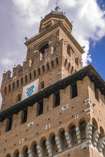 Sforza castle in milan, italien — Stockfoto
