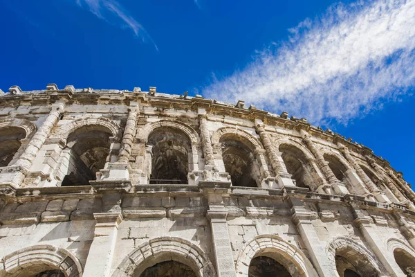 Вид Арену Німес Римський Амфітеатр Франції — стокове фото