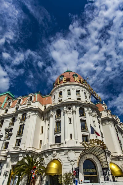 Nice France Mai 2019 Negresco Hotel Nice France Ist Ein — Stockfoto