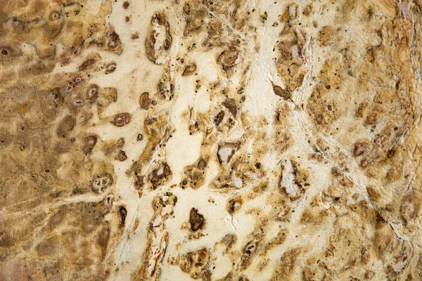 自然な黄色の大理石のテクスチャの背景のクローズアップディテール — ストック写真