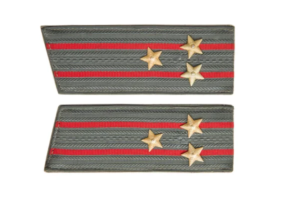 Плечевой Ремень Советского Офицера Белом Фоне — стоковое фото