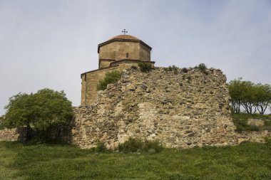 Gürcistan'da Mtskheta yakınlarındaki Jvari Ortodoks manastırında görünüm