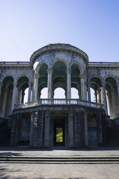 Tskaltubo Gruzie Dubna 2019 Detail Opuštěného Sovětského Sanatorium Medea Tskaltubo — Stock fotografie